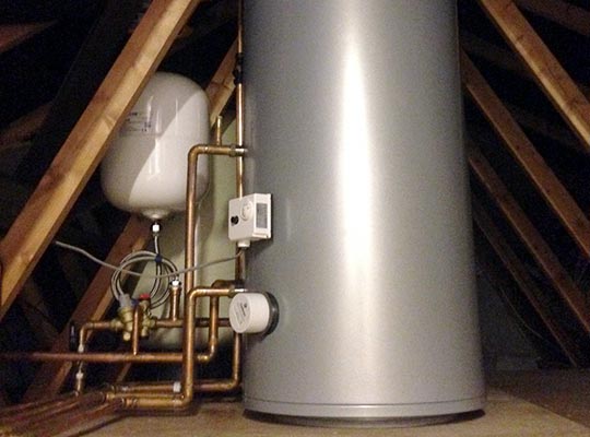 We can free up that space in your airing cupboard by moving your hot water cylinder to the loft.